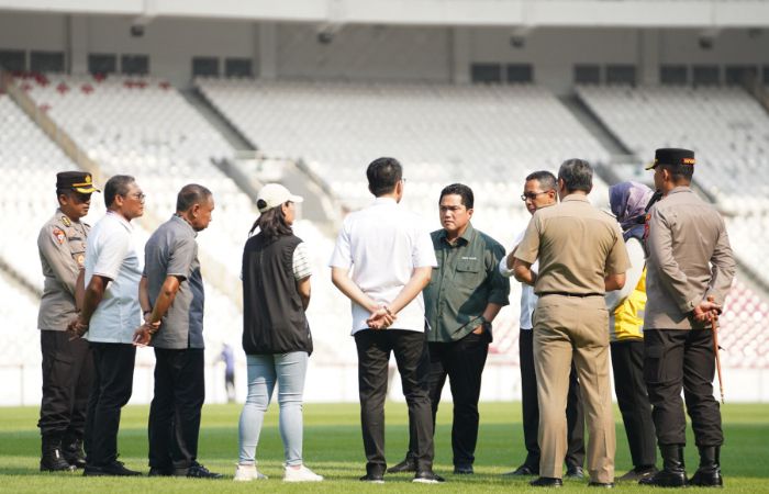 Ketua Umum PSSI Erick Thohir mengegaskan Stadion Utama Gelora Bung Karno (GBK) tidak bisa digunakan untuk event apapun menjelang Piala Dunia U20.