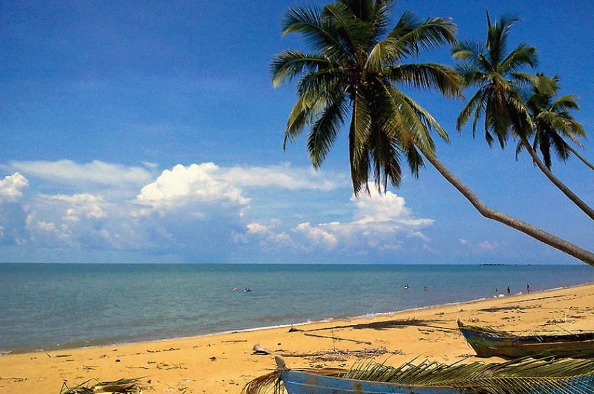 Pantai Pasir Kuning Tempilang Kabupaten Bangka Barat, Provinsi Kepulauan Bangka Belitung. 