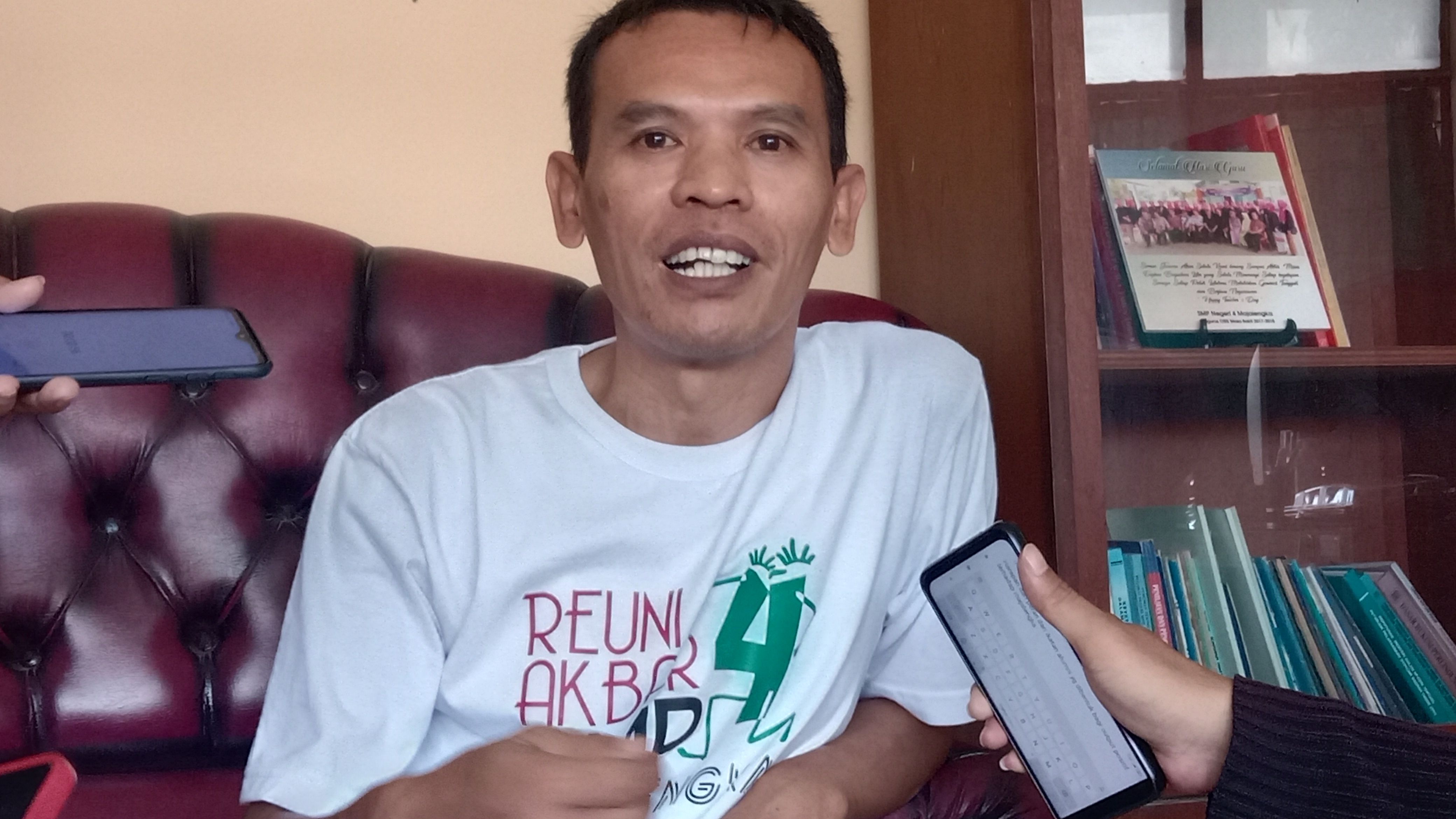 Kepala Sekolah SMPN 4 Majalengka Yusup Lukman Nurhakim/SabaCirebon 