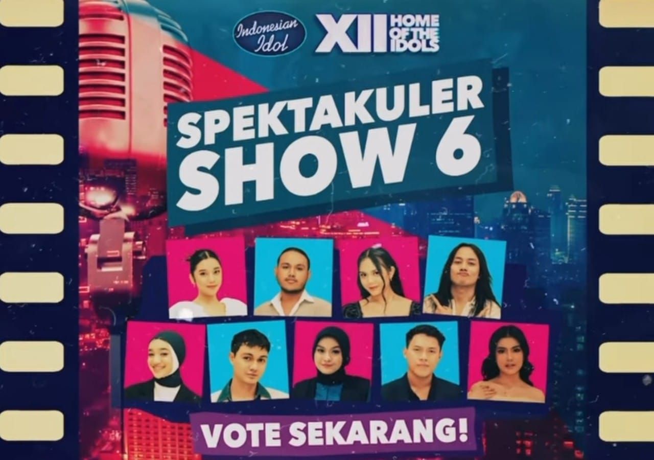 Link live streaming Indonesian Idol Top 9 babak Spektakuler Show 6 malam ini, Senin 13 Maret 2023