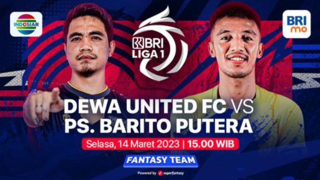 Prediksi formasi susunan pemain Dewa United vs Barito Putera pertandingan BRI Liga 1 hari ini