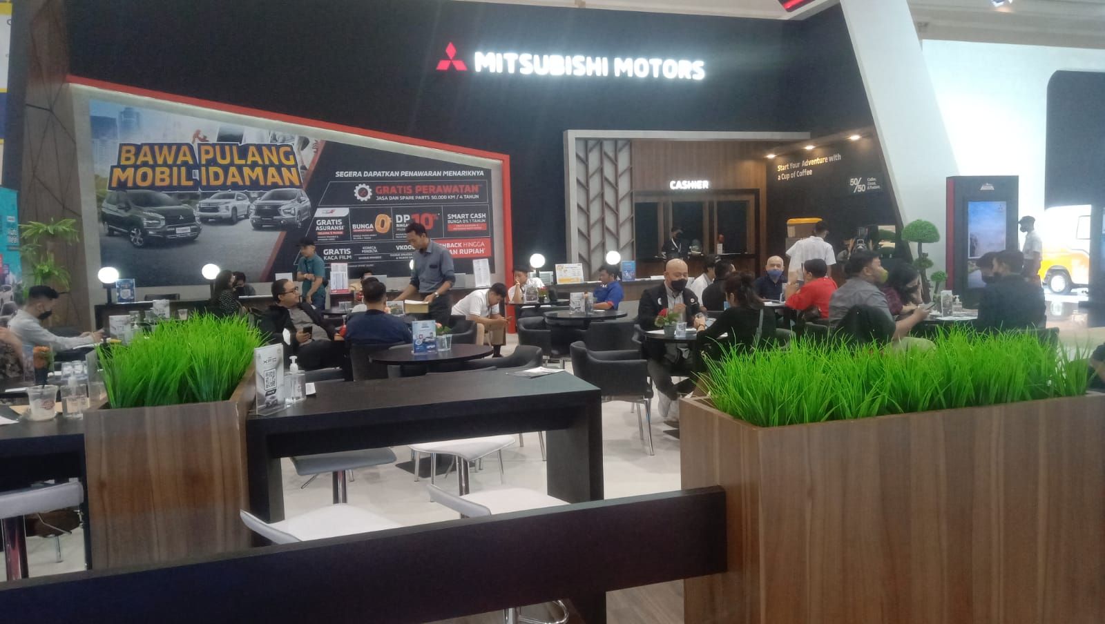 Intip Booth Mitsubishi di GJAW 2023