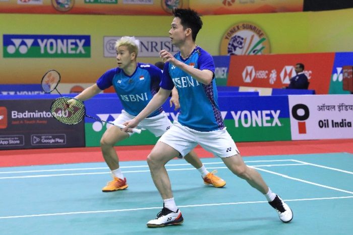 Marcus Fernaldi Gideon/Kevin Sanjaya Sukamuljo.