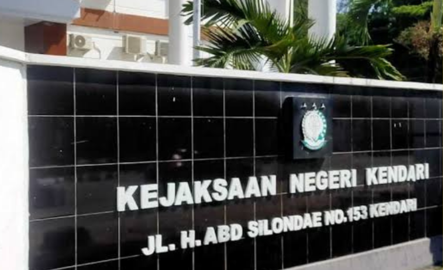Plank Kantor Kejaksaan Negeri Kota Kendari. 
