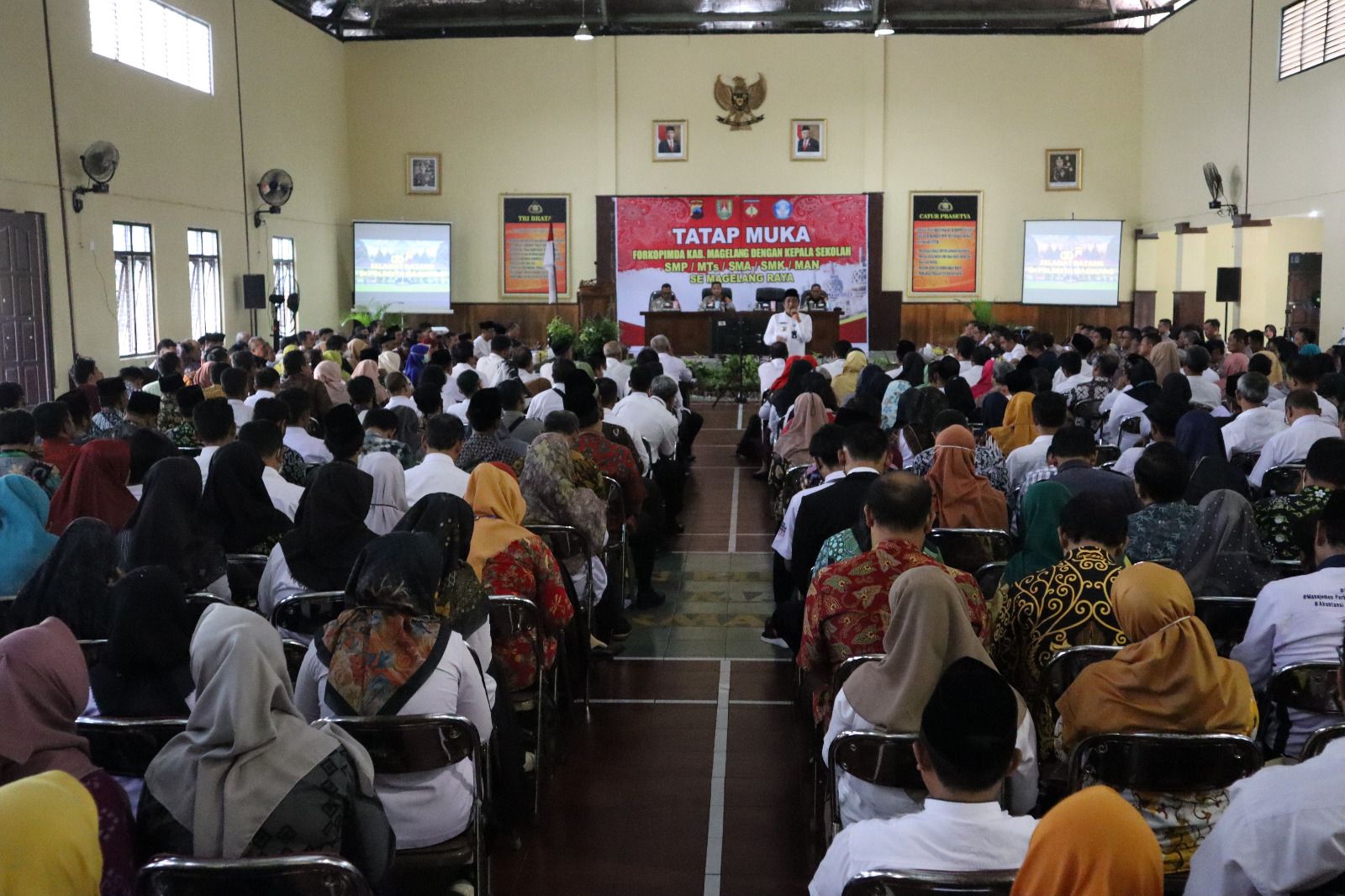 Kejahatan Melibatkan Anak Dibawah Umur Meningkat, Kapolresta Magelang Undang 400 Kepala Sekolah Se-Magelang Raya
