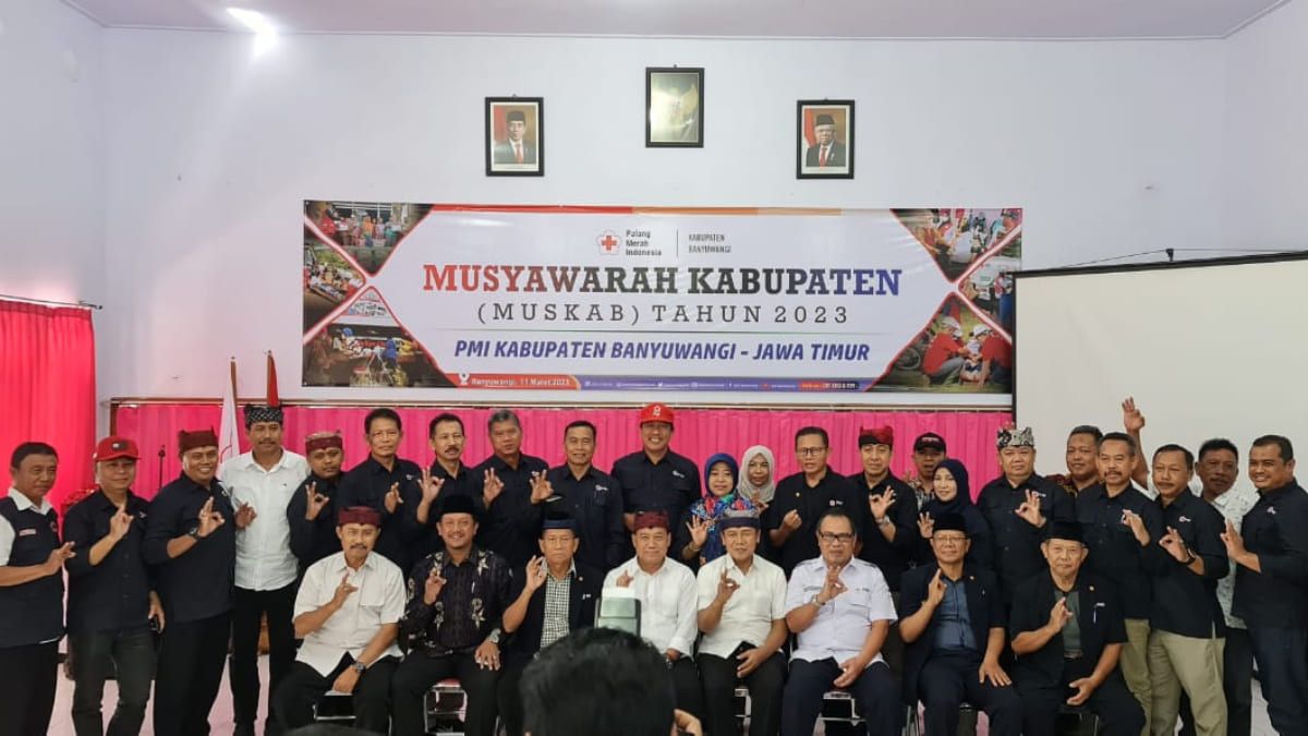 Muskab PMI Banyuwangi pada Sabtu (11/3/2023) tidak dihadiri Ipuk Fiestiandani