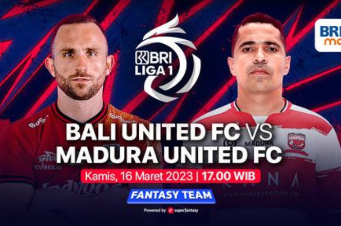 Link siaran langsung Bali United vs Madura United Liga 1 hari ini, dilengkapi informasi tayang jam berapa dan live di TV apa.