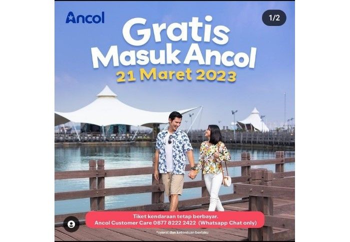 Taman Impian Jaya Ancol gratiskan tiket masuk pengunjung tanpa kendaraan