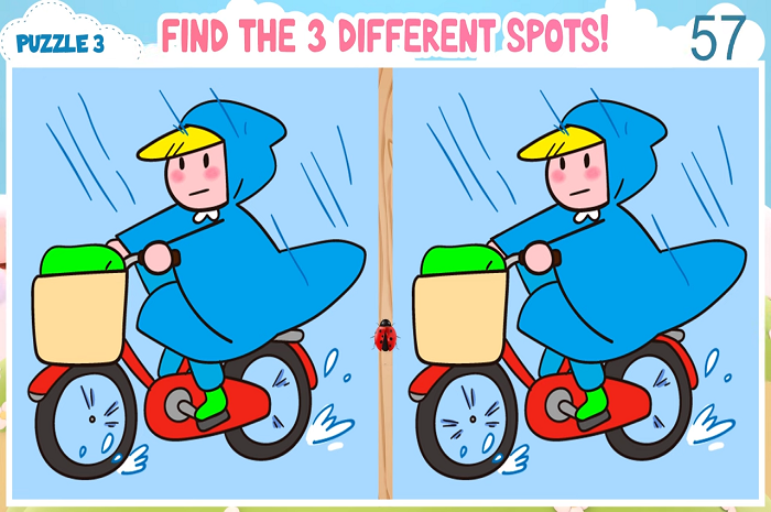 Ayoo kita buktikan bahwa dirimu memenag jeli, dengan cara menemukan perbedaan pada gambar tes IQ kali ini.