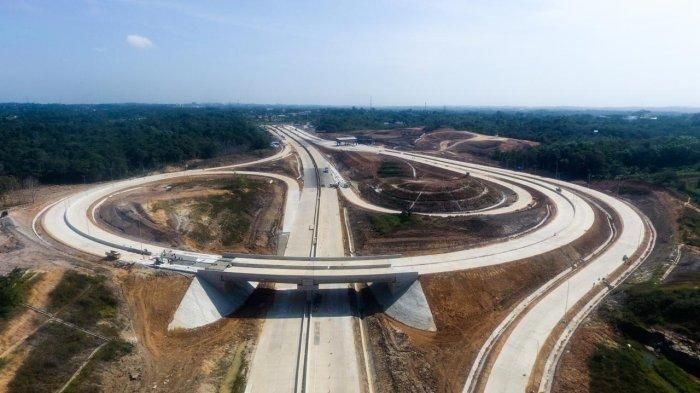 Foto ilustrasi pembangunan jalan Tol Getaci yang akan menggusur SMA Negeri 8 Garut, SMA Negeri 1 Pamarican dan SD Negeri 1 Neglasari Kabupaten Ciamis, Jawa Barat.
