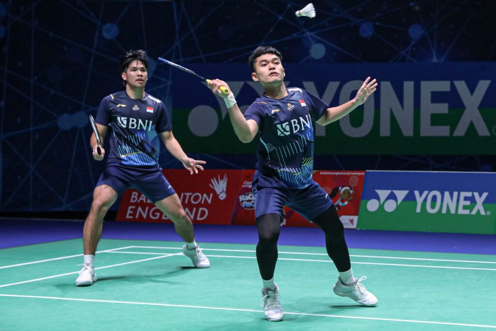 Pasangan Leo Rolly Carnando/Daniel Marthin menjadi salah satu dari 8 wakil Indonesia yang lolos ke perempat final kejuaraan badminton All England 2023, ini hasil lengkapnya.