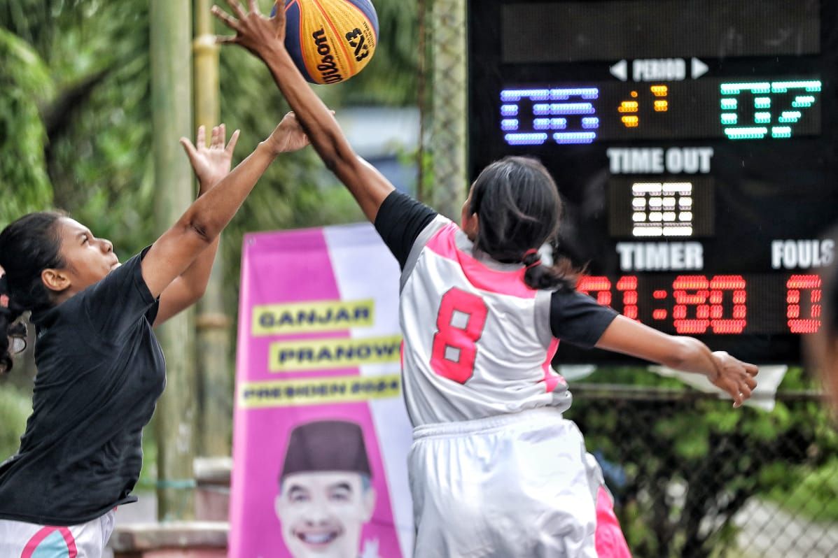 Kompetisi Persahabatan Basket Cara Srikandi Ganjar NTT Dukung Bakat Anak Muda Kota Kupang 