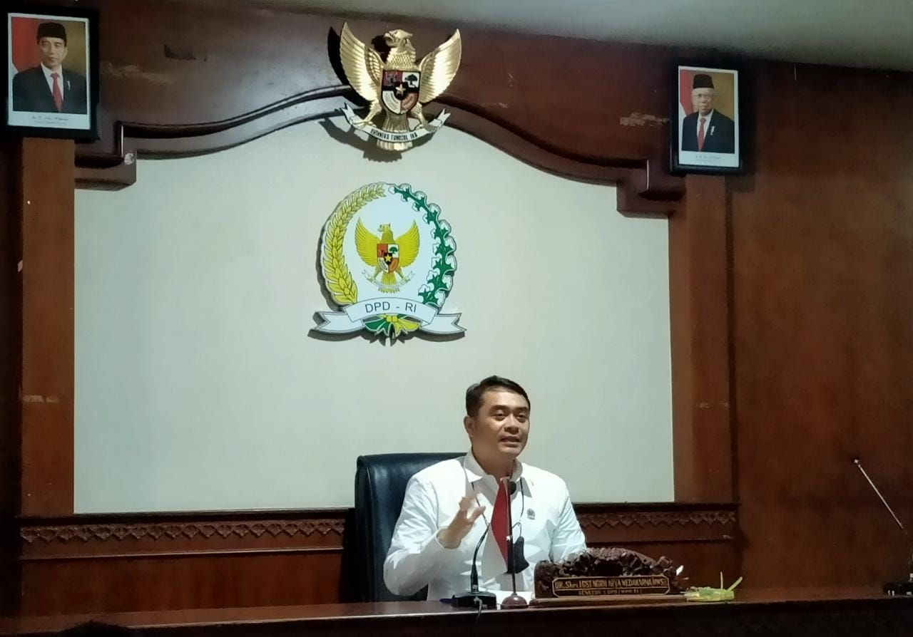 Anggota Komite I Bidang Hukum, Politik, Dan Keamanan DPD RI, Shri I Gusti Ngurah Arya Wedakarna (AWK)
