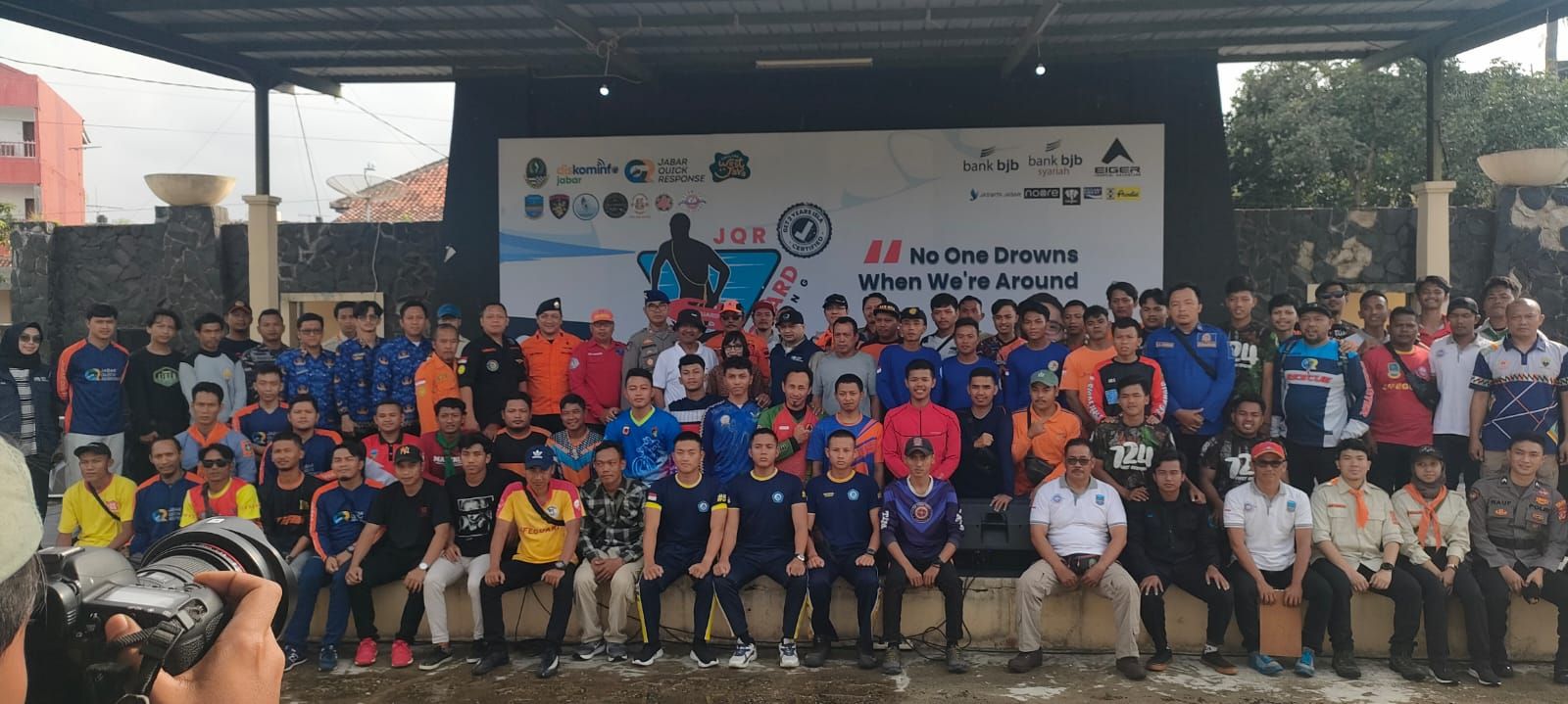 Puluhan lifeguard dari berbagai daerah di Jabar dikumpulkan di Kabupaten Pangandaran, Jumat 17 Maret 2023.*/kabar-priangan.com/istimewa