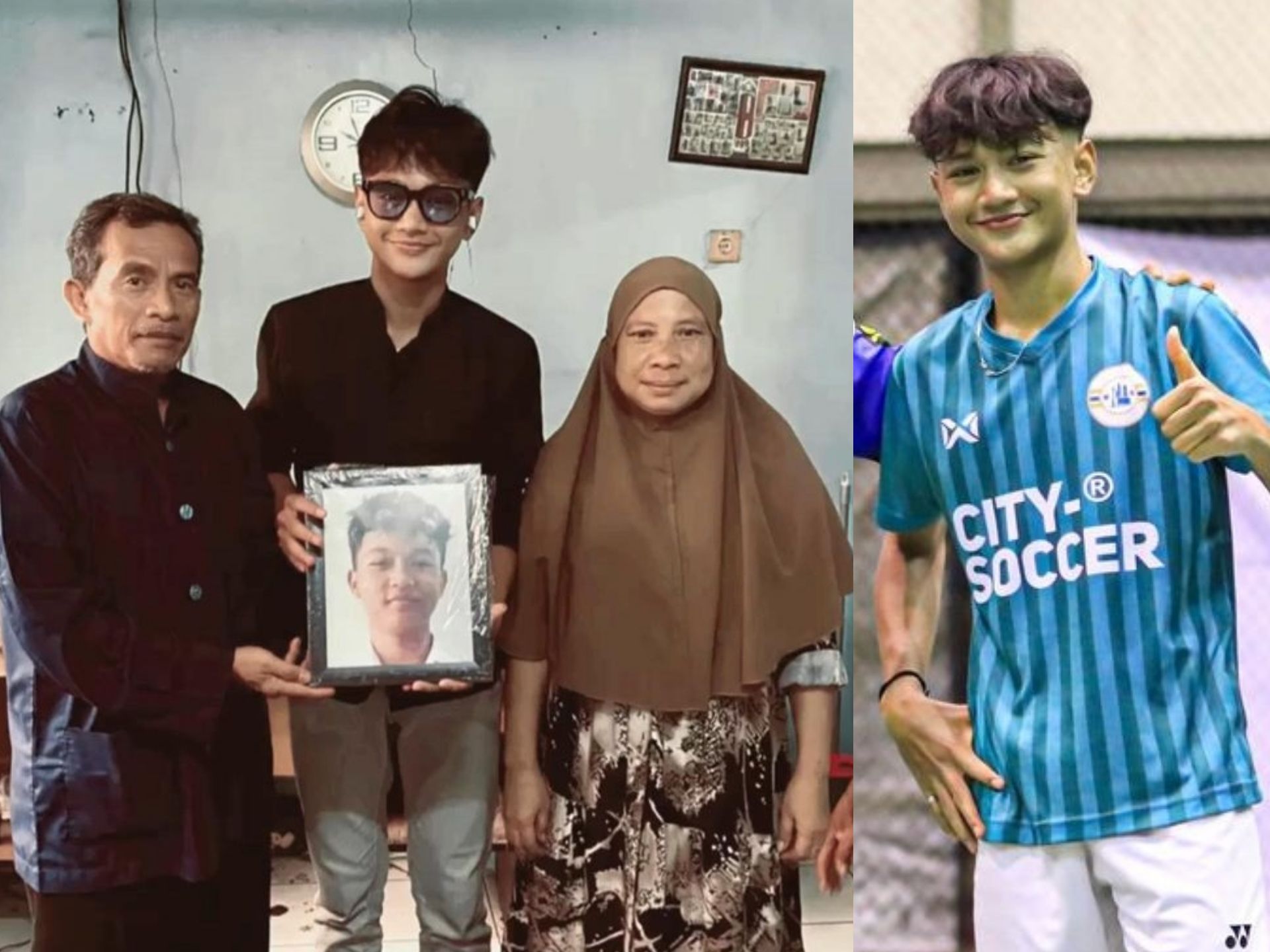Kolase foto: Siapa Reyza Permana? Pelajar SMA di Jakarta yang Mirip Mendiang Arya Saputra Viral