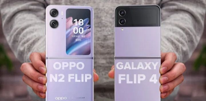 HP MEWAH! Battle Spesifikasi Handphone Oppo Find N2 Flip VS Samsung Galaxy Z Flip4 5G Indonesia
