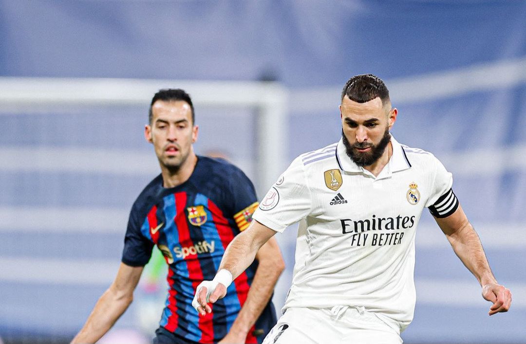 Barcelona diramal Sports Mole akan main draw hadapi Real Madrid. Karim Benzema cetak gol ?