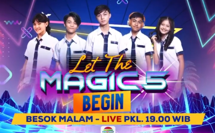 Konser Magic 5 bertajuk 'Let The Magic 5 Begin' Indosiar, turut dimeriahkan oleh Brisia Jodie hingga Russel Miracle.