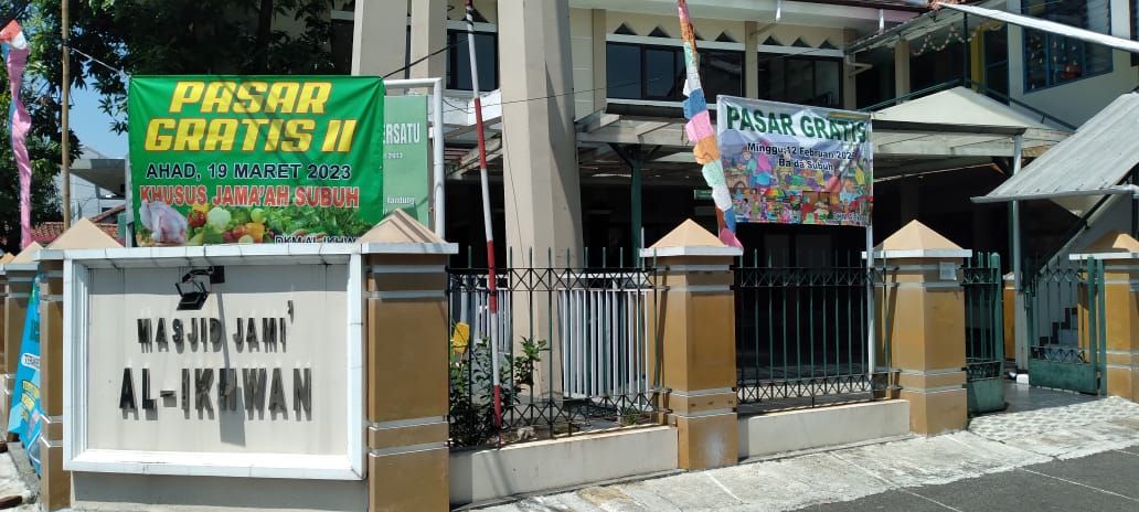 Masjid Al Ikhwan kembali Gelar Pasar Gratis, Minggu 19 Maret 2023