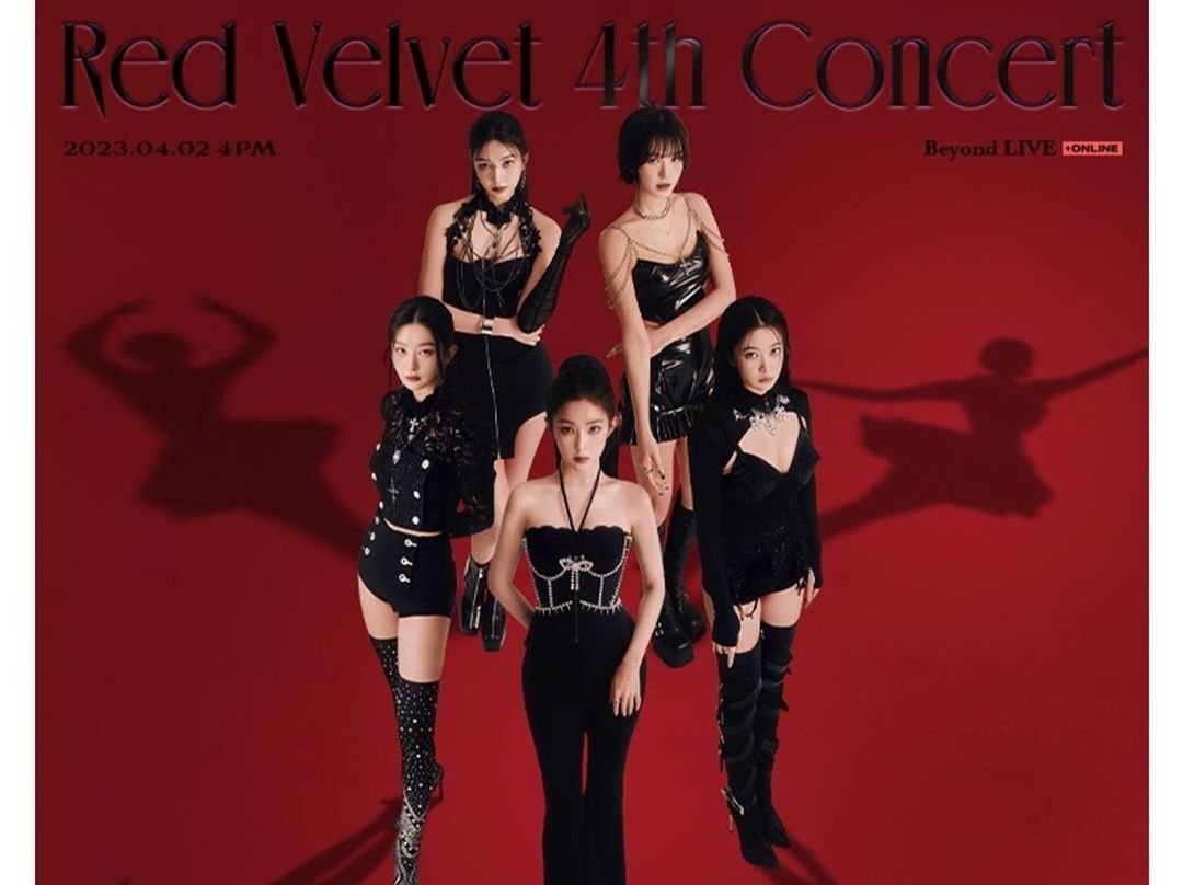 Potret Red Velvet untuk menyambut konser mereka yang bertajuk R to V.