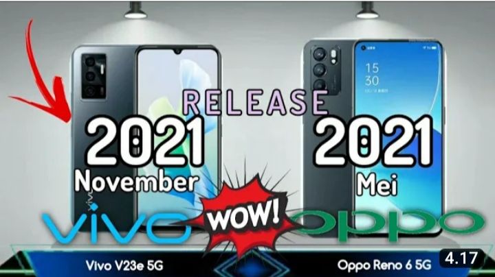Battle Spesifikasi Handphone Vivo V23e VS Oppo Reno6 5G Indonesia! Manakah Yang Lebih Unggul?