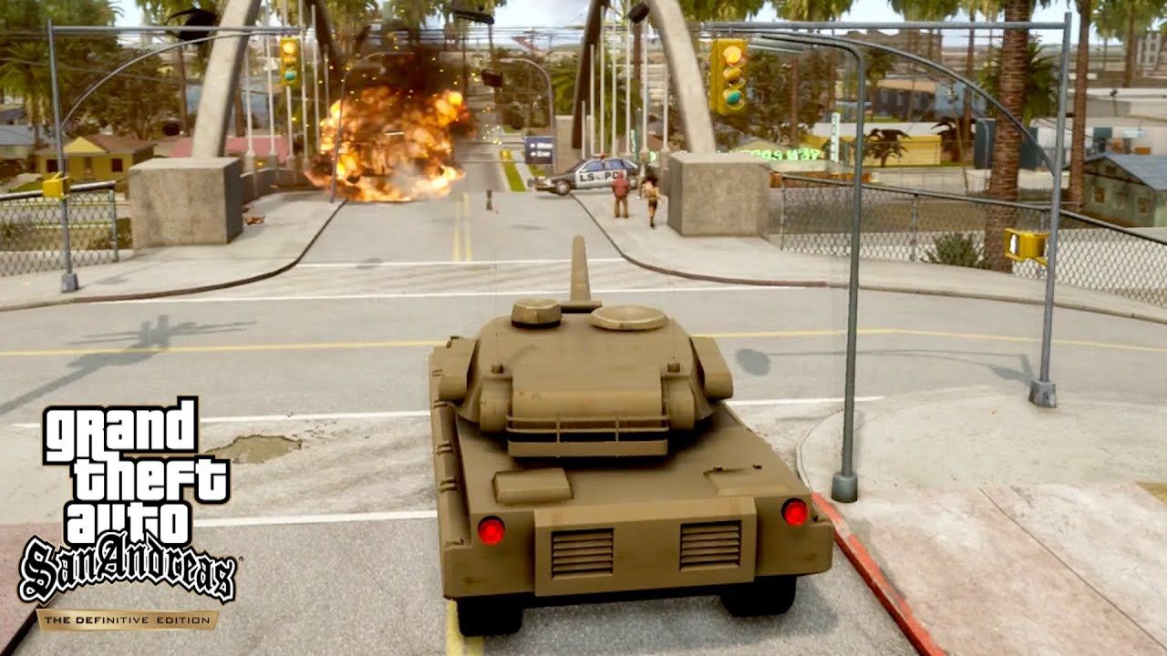 Tank Rhino di game GTA San Andreas