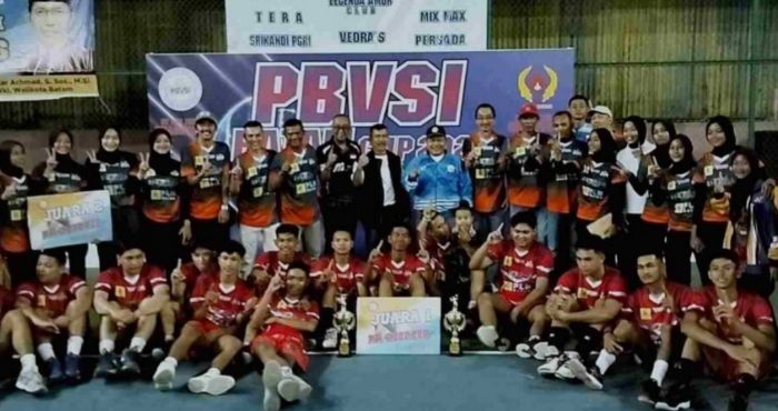 Tim Batec Taklukkan BP Batam di Partai Final PBVSI Batam Cup 2023, Biyanto: Kedepan Kita Gelar Open Turnamen