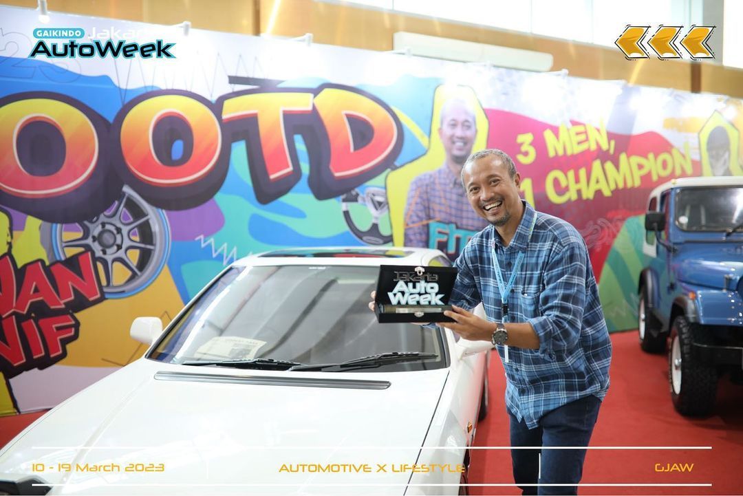 Fitra Eri Mengangkan OOTD Challenge di GJAW 2023