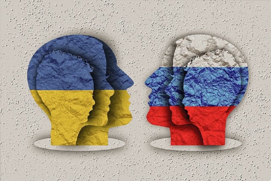 Ilustrasi. Ukraina vs Rusia