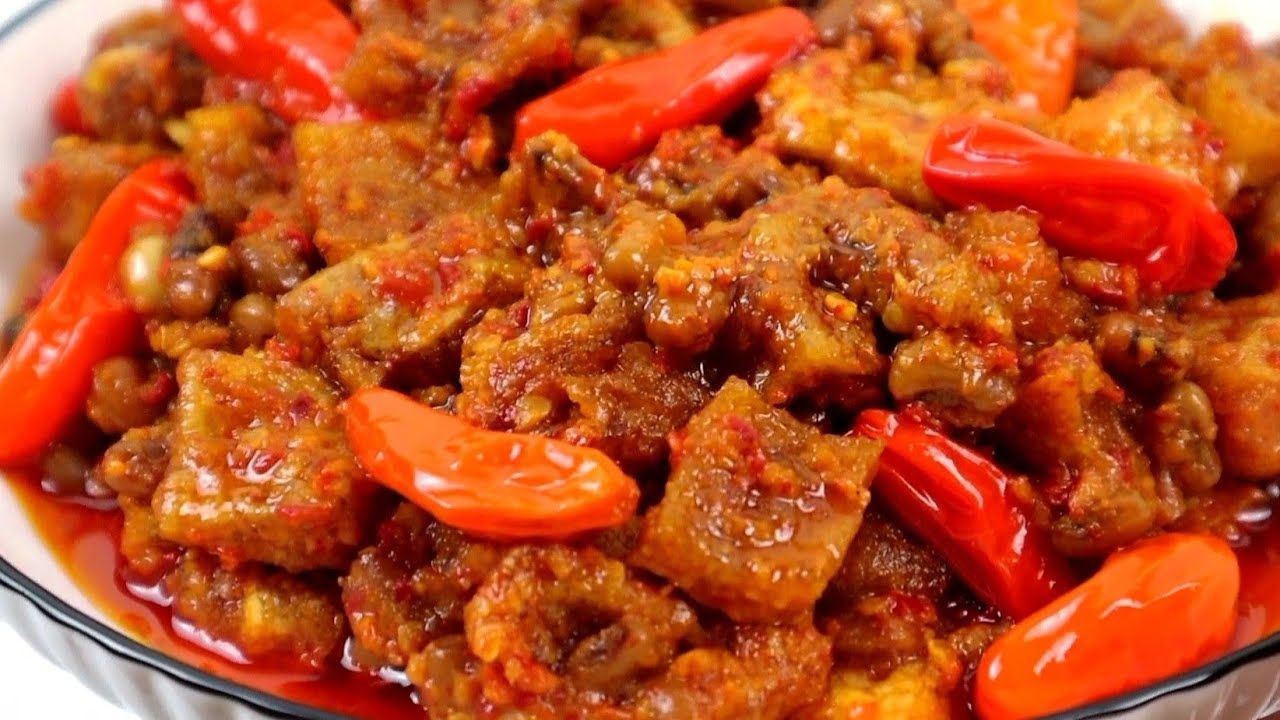 Resep membuat menu makan malam sambal goreng krecek ala rumahan paling praktis murah meriah 