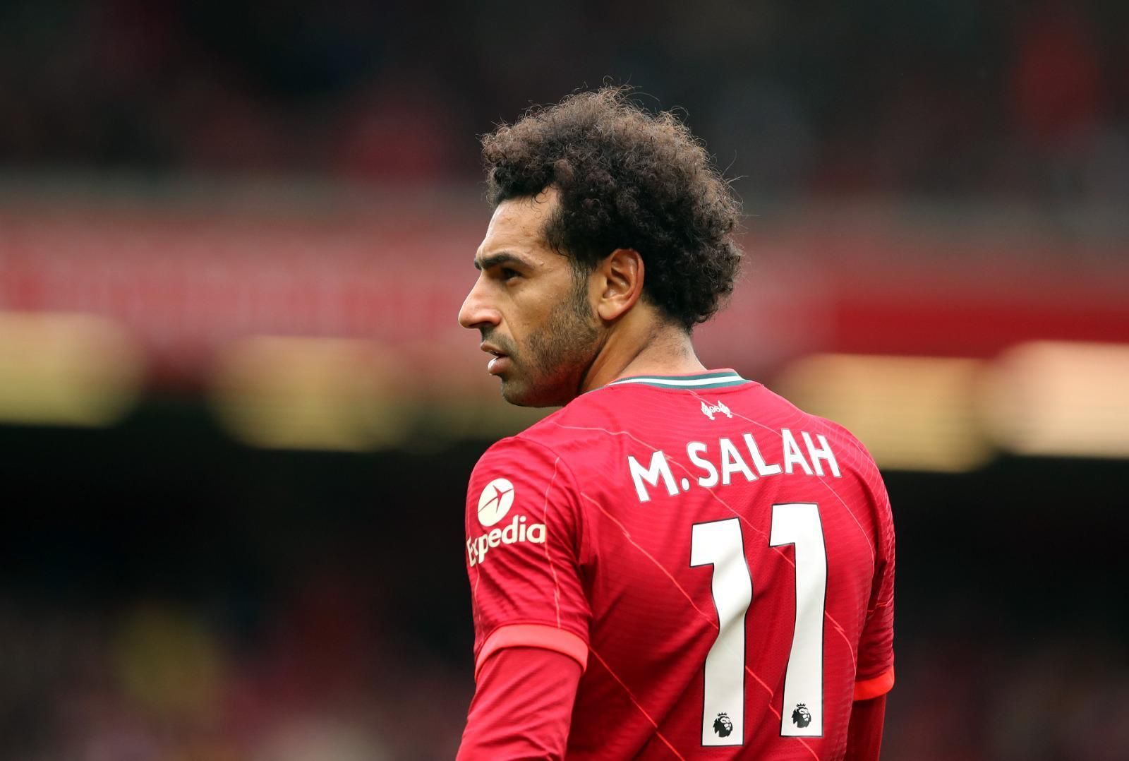 Penyerang Liverpool Mohamed Salah. 