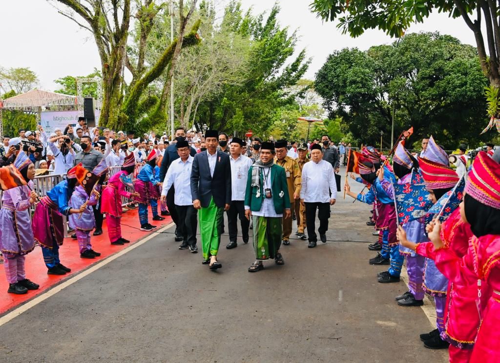 Presiden Jokowi Hadiri Istigasah dan Doa Bersama Rabithah Melayu-Banjar, Berikut Pesan dan Kesannya 