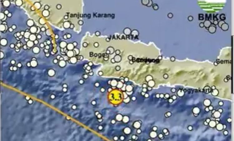 Gempa Kabupaten Bandung hari ini, Senin 20 Maret 2023.