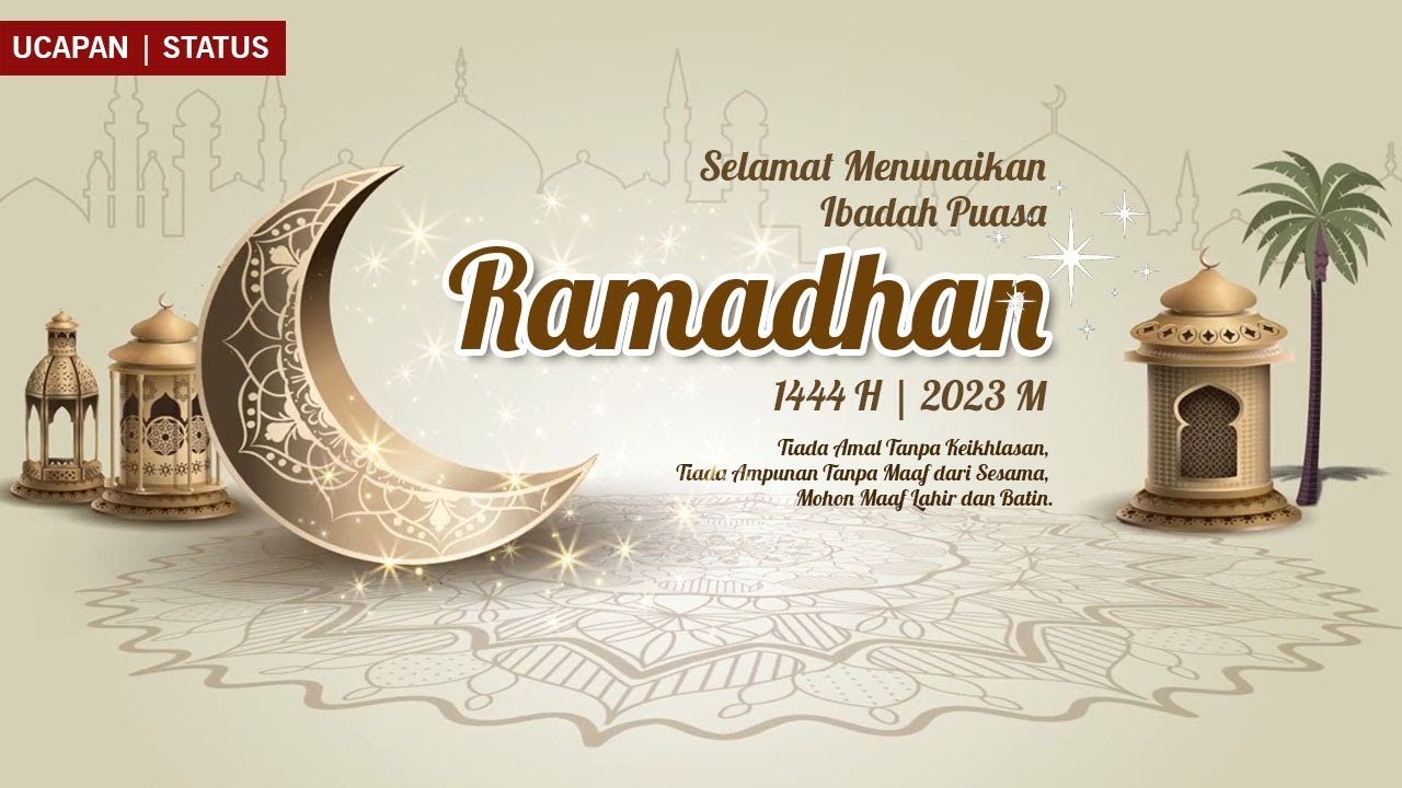 10 ucapan menyambut ibadah puasa Ramadhan 2023, bagikan kata-kata minta maaf dan penuh doa di bulan suci ini ke keluarga, teman hingga media sosial. / YouTube @adiguna