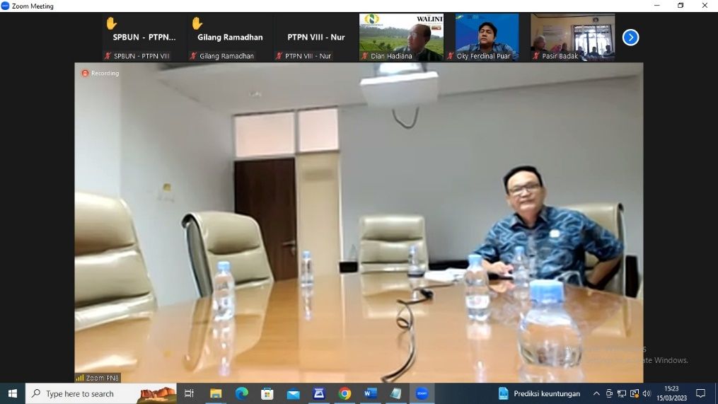 Sosialisasi Pembentukan Supporting Co Untuk PTPN VIII 