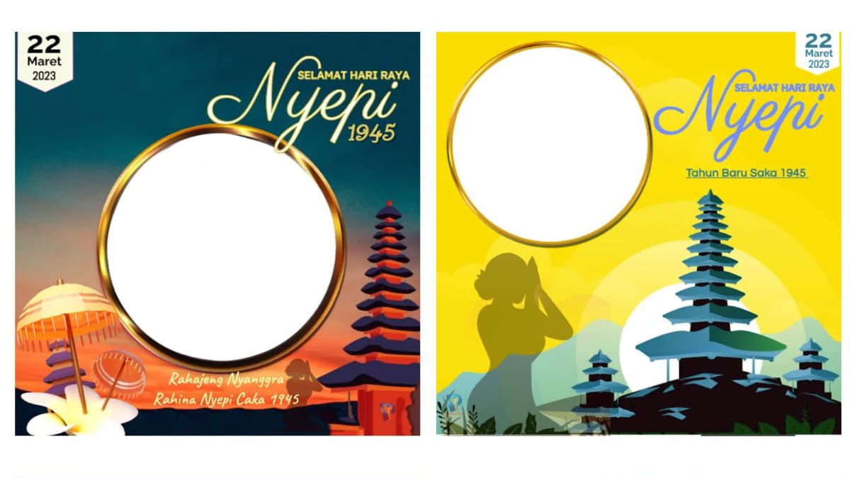 10 Link Twibbon Nyepi Tahun Baru Saka 1945 Lengkap dengan Ucapan Selamat Bisa Dipasang di Media Sosial