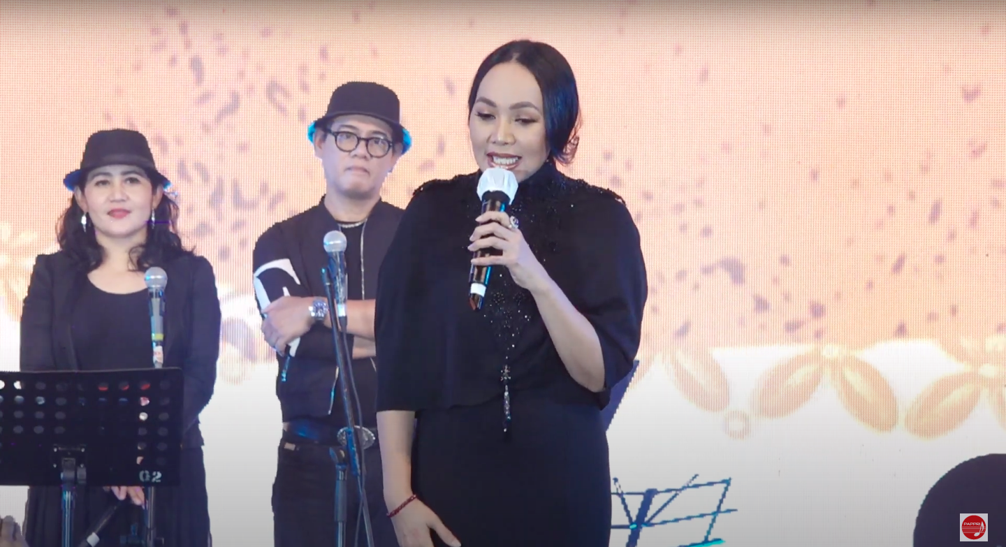 Potret Dewi Gita di konser Musik Indonesia, perayaan Hari Musik Nasional 2023