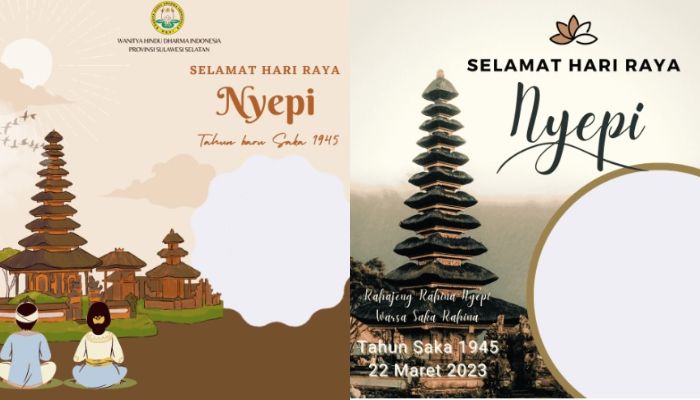 Ilustrasi, GRATIS! 10 Twibbon Nyepi 2023 dengan Desain Menarik, Cocok untuk Dipakai di Medsos