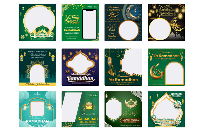 Gambar PP foto profil grup Ramadhan 2023 aesthetic.