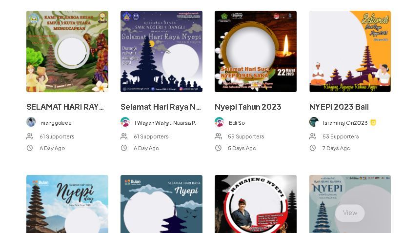10 Link Twibbon Hari Raya Nyepi 2023 Gratis Tanpa Aplikasi, Langsung Klik dan Download di Sini! / Twibbonize