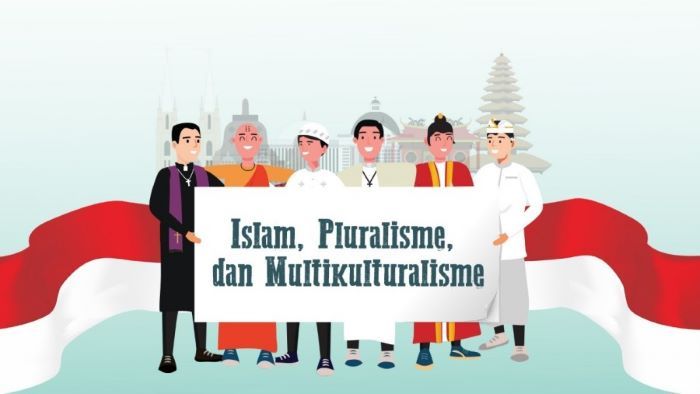 Ilustrasi persaudaraan, kekeluargaan, dan kerukunan antar umat beragama di Indonesia