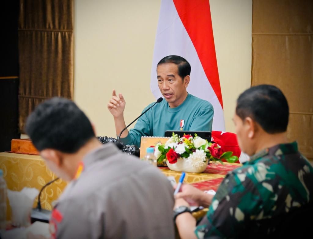 Presiden Jokowi larang para pejabat gelar buka bersama di Ramadhan 1444 Hijriah.