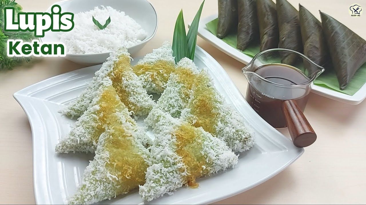 Resep mudah membuat lupis ketan untuk ide jualan takjil