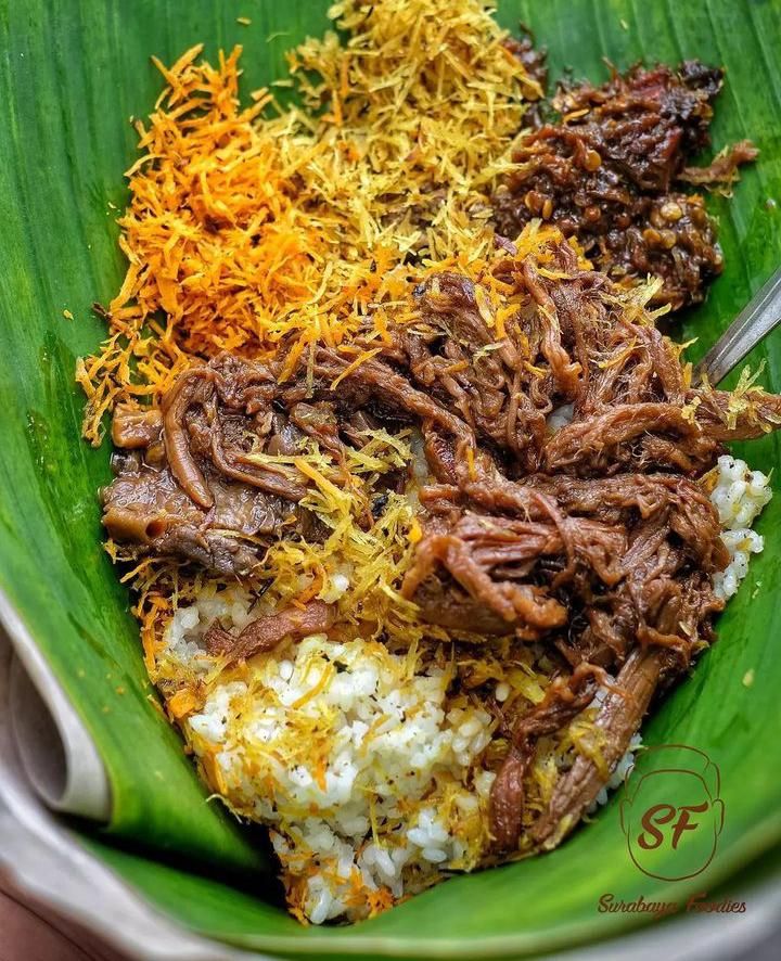 Nasi Krawu/IG/@kuliner.bonek