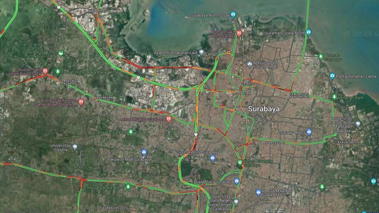 Nyata Macetnya!! 2 Daerah Di Surabaya Barat  Tiada Hari Tanpa Kepadatan dan Kemacetan