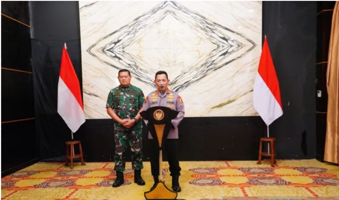 Usai rapat terbatas, Jenderal Pol. listyo Sigit Prabowo langsung jumpa perss