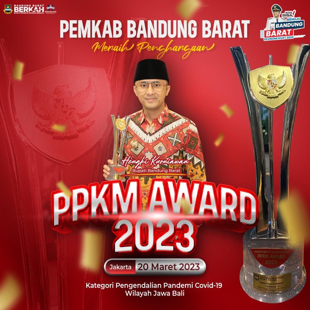 Kabupaten Bandung Barat Raih Penghargaan Penanganan Covid-19 Dari Presiden Jokowi, Hengky Ucapkan Terima Kasih