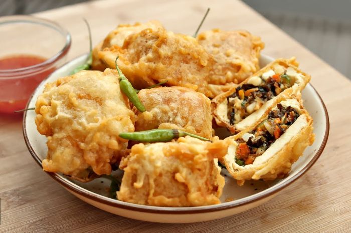 Resep tahu kipas seafood untuk takjil