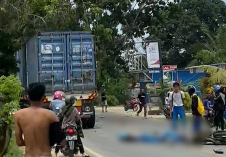 Kecelakaan di Puuwatu Kendari Diduga libatkan dua pelajar SMK, satu meninggal Dunia