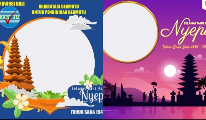 Link Twibbon Hari Nyepi 2023 desain terbaru dan paling cantik.*